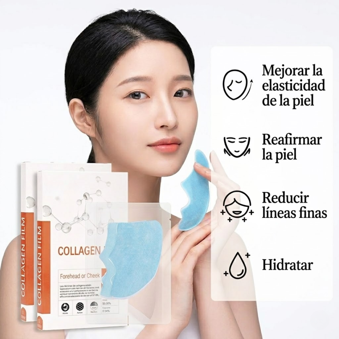 CollaGlow™ Film - Colágeno soluble, hidratante, mejora la elasticidad de la piel, ayuda a reducir las líneas finas